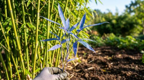 Blau-Violett und schnell wachsend : dieser neue Baum setzt Bambus richtig unter Druck