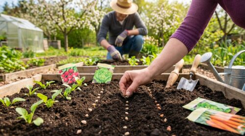 Gemüsebeet im Frühling: Welche Samen jetzt unbedingt korrekt gesät werden sollten